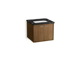 Jute® 24" wall-hung bathroom vanity cabinet with sink and quartz top