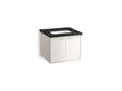 Jute® 24" wall-hung bathroom vanity cabinet with sink and quartz top