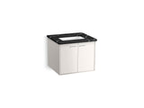 Jute® 24" wall-hung bathroom vanity cabinet with sink and quartz top