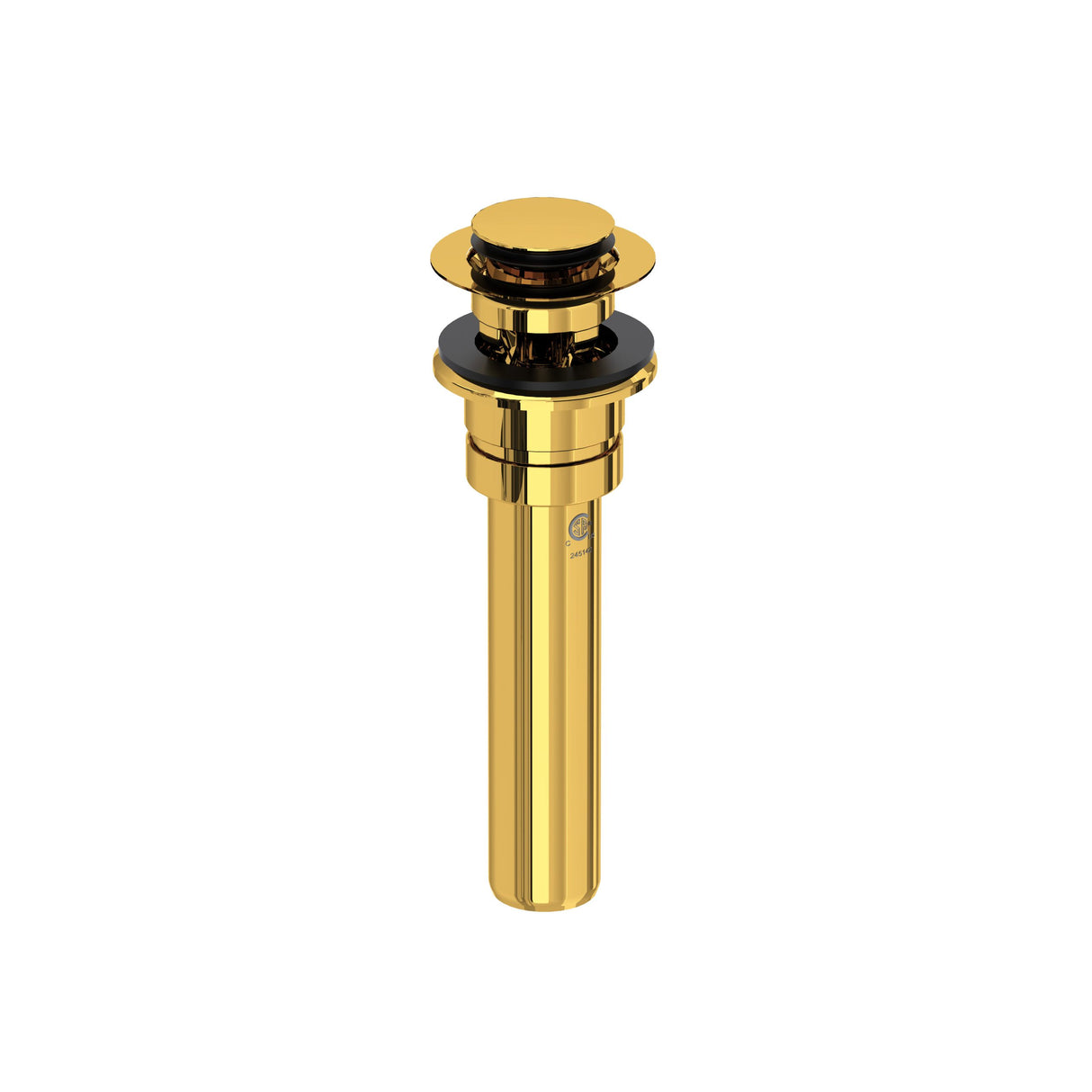 Push Drain With Overflow