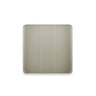 Push Drain With Overflow Assembly with 68mm Square Flat Cap