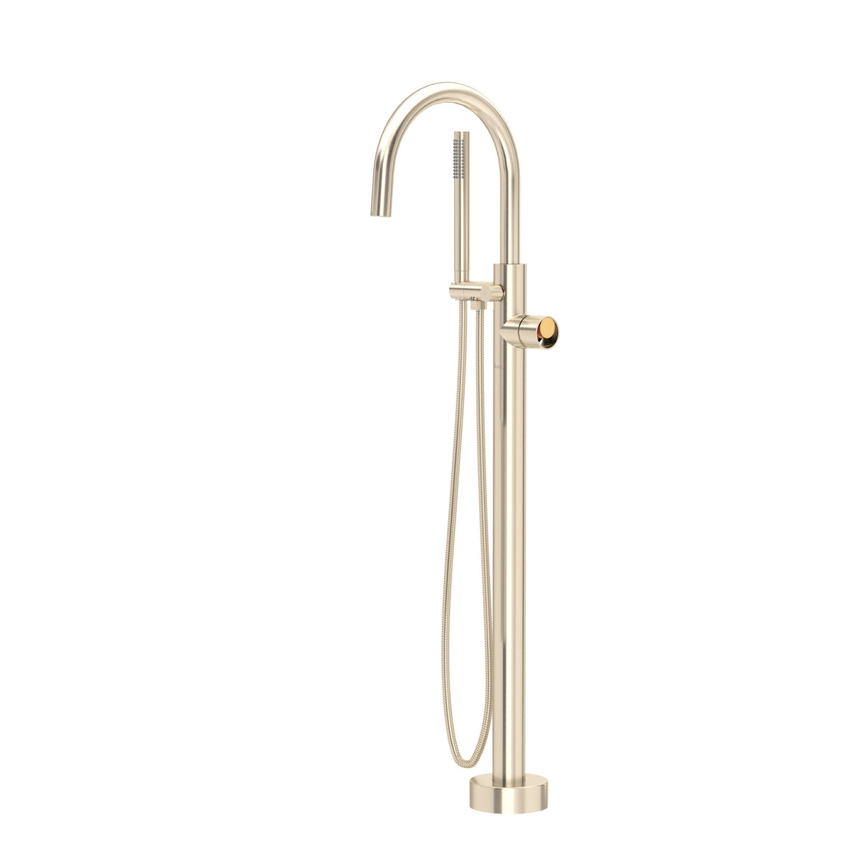 Eclissi™ Single Hole Floor-mount Tub Filler Trim With C-Spout