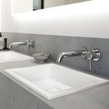 PRECISO Wallmount Lavatory Faucet Without Drain Chrome