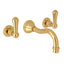 Georgian Era Wall Mount Lavatory Faucet Trim
