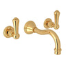 Georgian Era Wall Mount Lavatory Faucet Trim