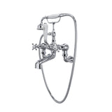 Edwardian Exposed Wall-mount Tub Filler