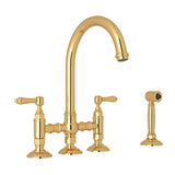 San Julio® Bridge Kitchen Faucet With Side Spray A1461lmws-2
