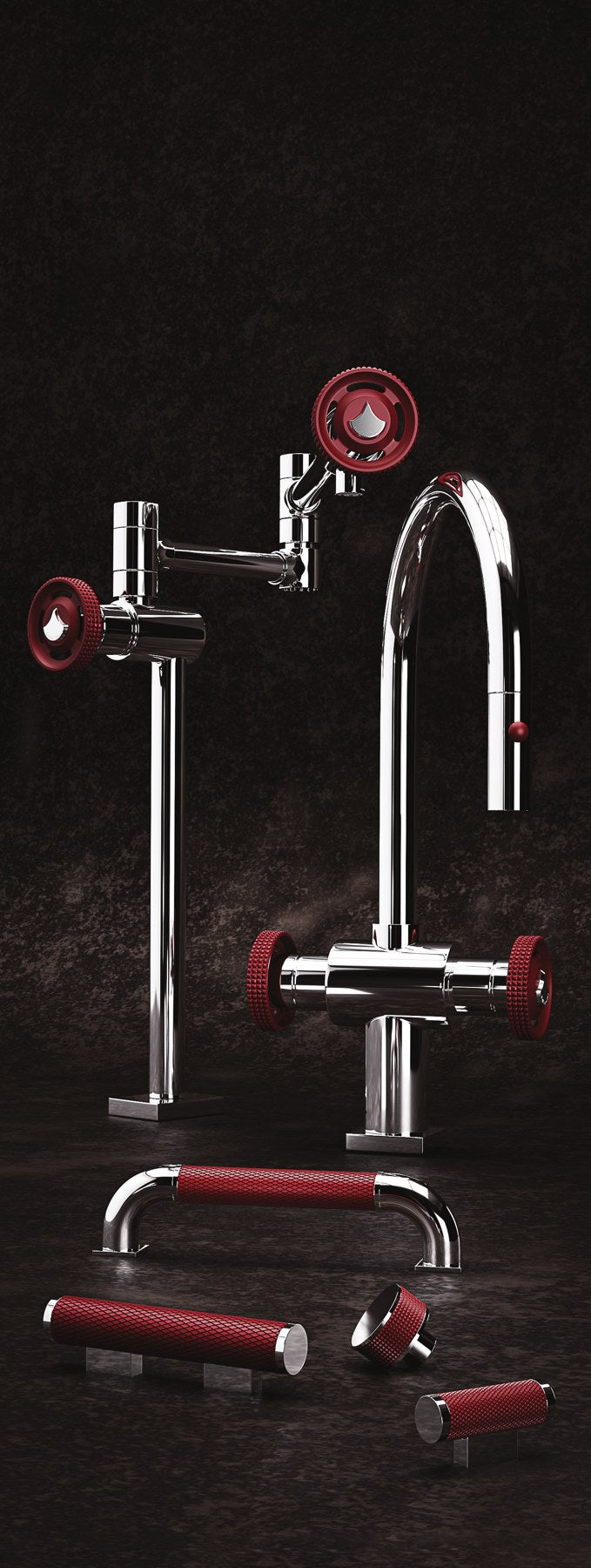 Rubinet LaSalle Appliance Door Pull 18" centre (19 1/8") (8ZLA18)