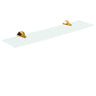 Aquabrass 17 3/4" Wall Mount Glass Bathroom Shelf Chrome - image 3