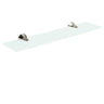 Aquabrass 17 3/4" Wall Mount Glass Bathroom Shelf Chrome - image 2