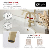 Single Handle 10 18 Pull Down Bathroom Faucet