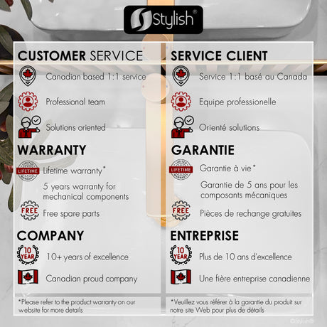 Single Handle 12 1/2" Vessel Bathroom Faucet