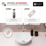 Single Handle 12 5/8" Vessel Bathroom Faucet