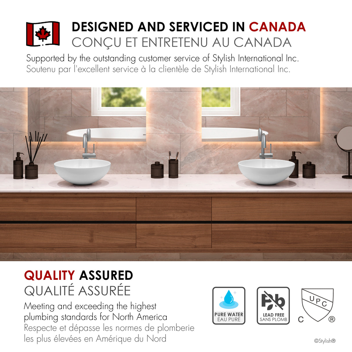 Single Handle 12 5/8" Vessel Bathroom Faucet