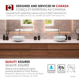 Single Handle 12 5/8" Vessel Bathroom Faucet