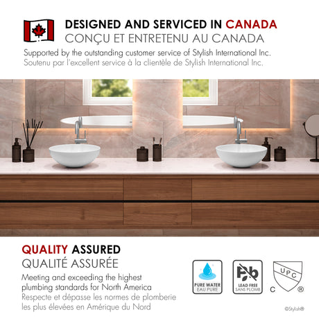 Single Handle 12 5/8" Vessel Bathroom Faucet