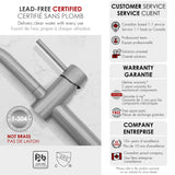 Single Handle 12 5/8" Vessel Bathroom Faucet