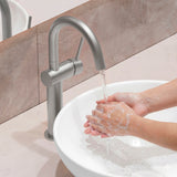 Single Handle 12 5/8" Vessel Bathroom Faucet