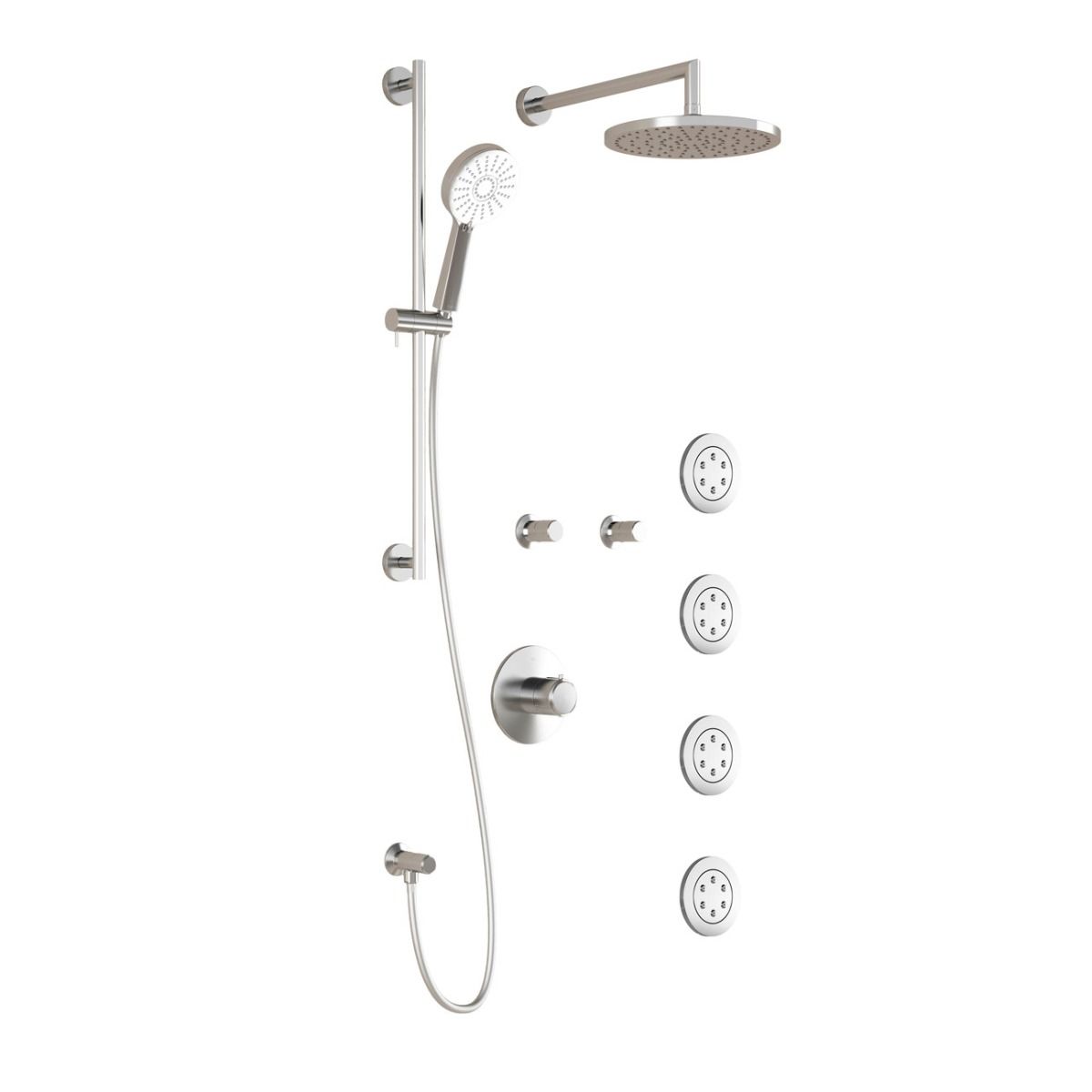 CIT  T375 PLUS : Thermostatic Shower System with Wallarm