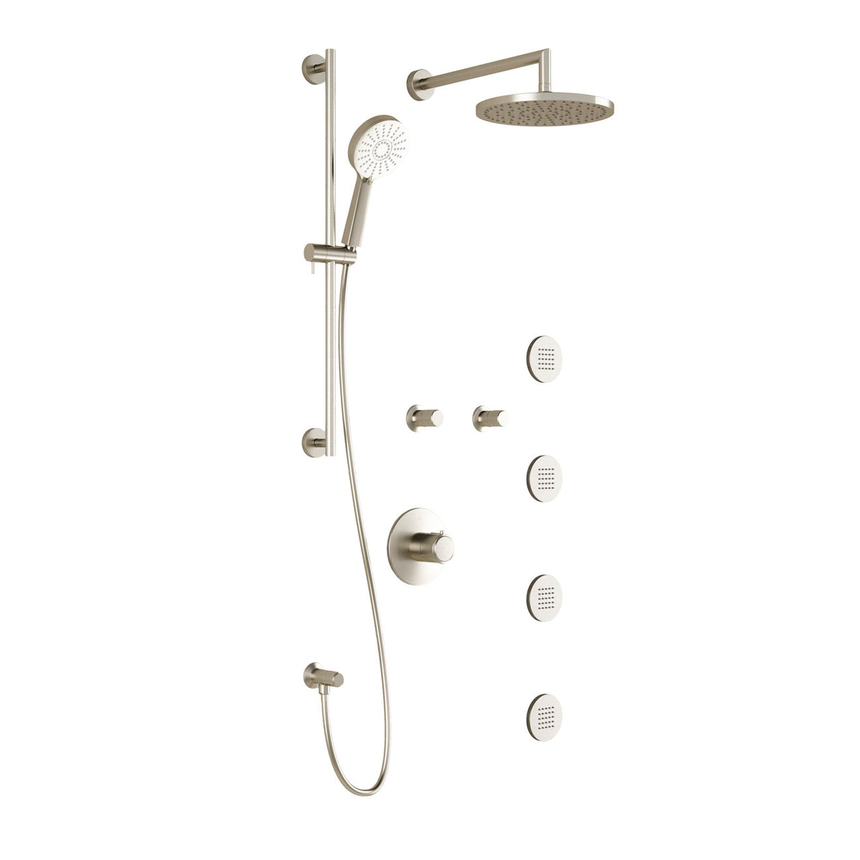 CIT  T375 PLUS : Thermostatic Shower System with Wallarm