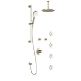 CIT  T375 PLUS (Valves Not Included) : Thermostatic Shower System with Vertical Ceiling Arm