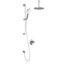CIT  TCD1 PLUS (Valve Not Included) : AQUATONIK T/P Coaxial Shower System with Vertical Ceiling Arm