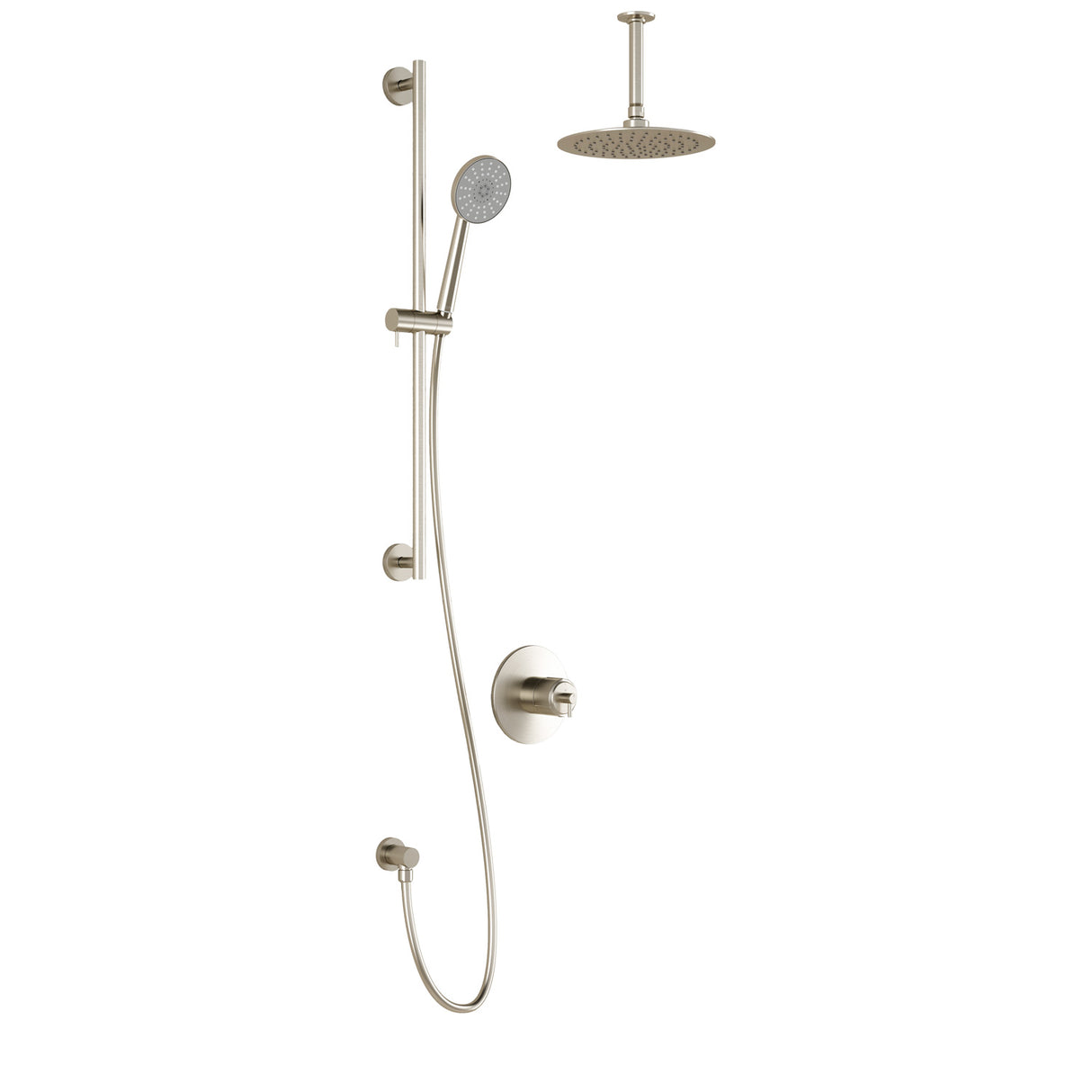 CIT  TCD1 : AQUATONIK T/P Coaxial Shower System with Vertical Ceiling Arm
