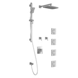 GRAFIK T375 PREMIA (Valves Not Included) : Thermostatic Shower System with Wallarm