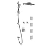 GRAFIK T375 PREMIA (Valves Not Included) : Thermostatic Shower System with Wallarm