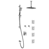 GRAFIK T375 PREMIA (Valves Not Included) : Thermostatic Shower System with Vertical Ceiling Arm