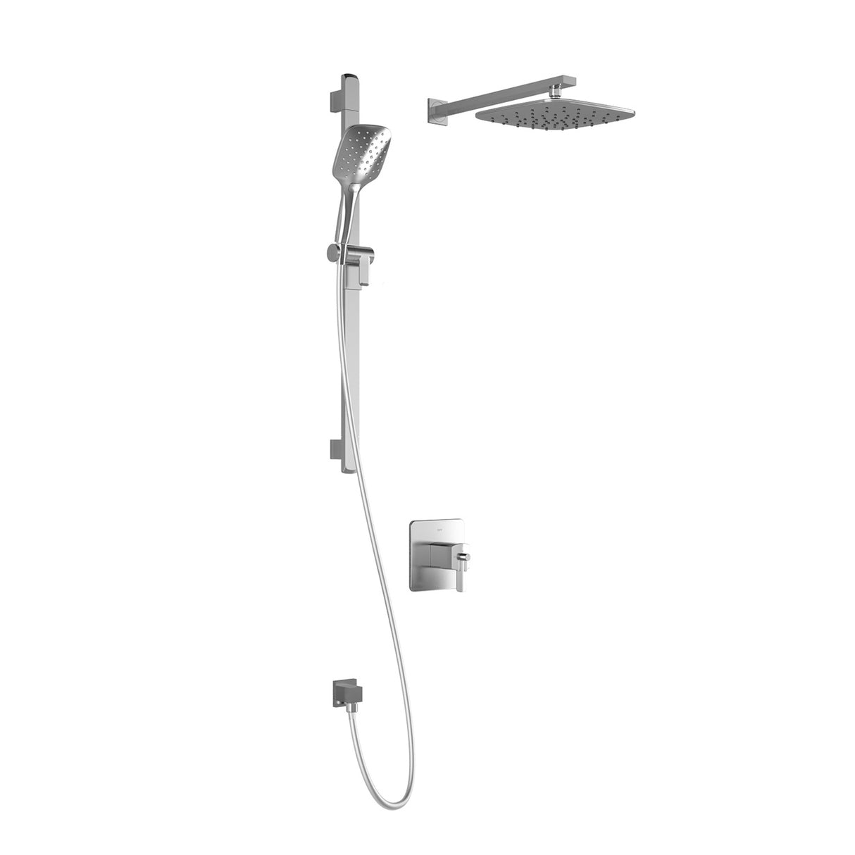GRAFIK TCD1 PLUS : AQUATONIK T/P Coaxial Shower System with Wallarm Chrome
