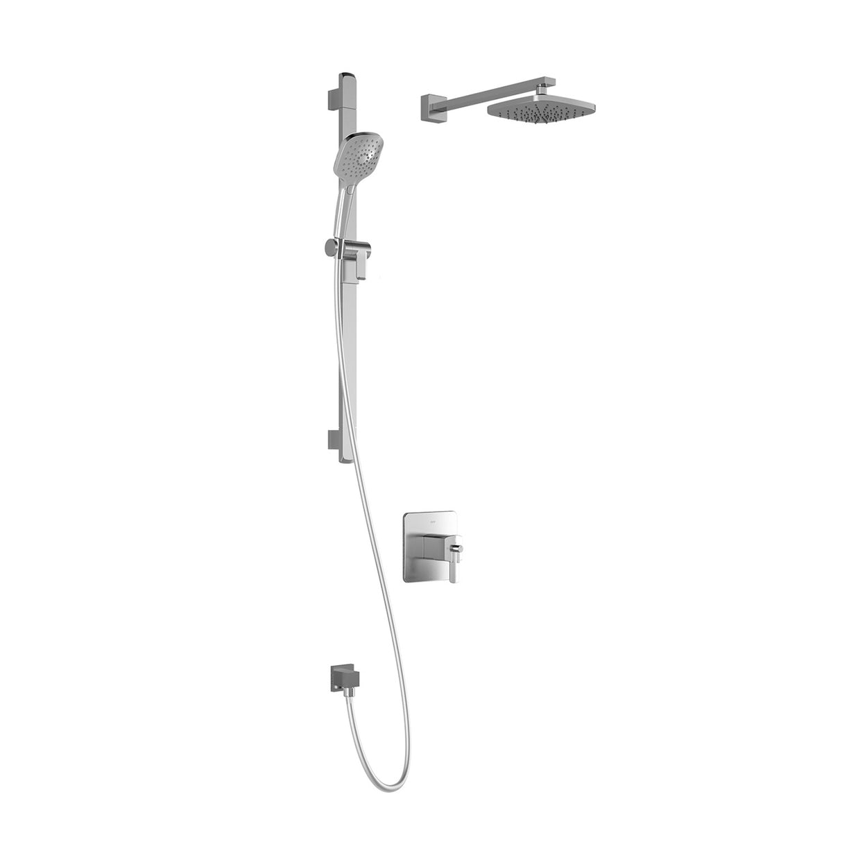 GRAFIK TCD1 : AQUATONIK T/P Coaxial Shower System with Wallarm Chrome
