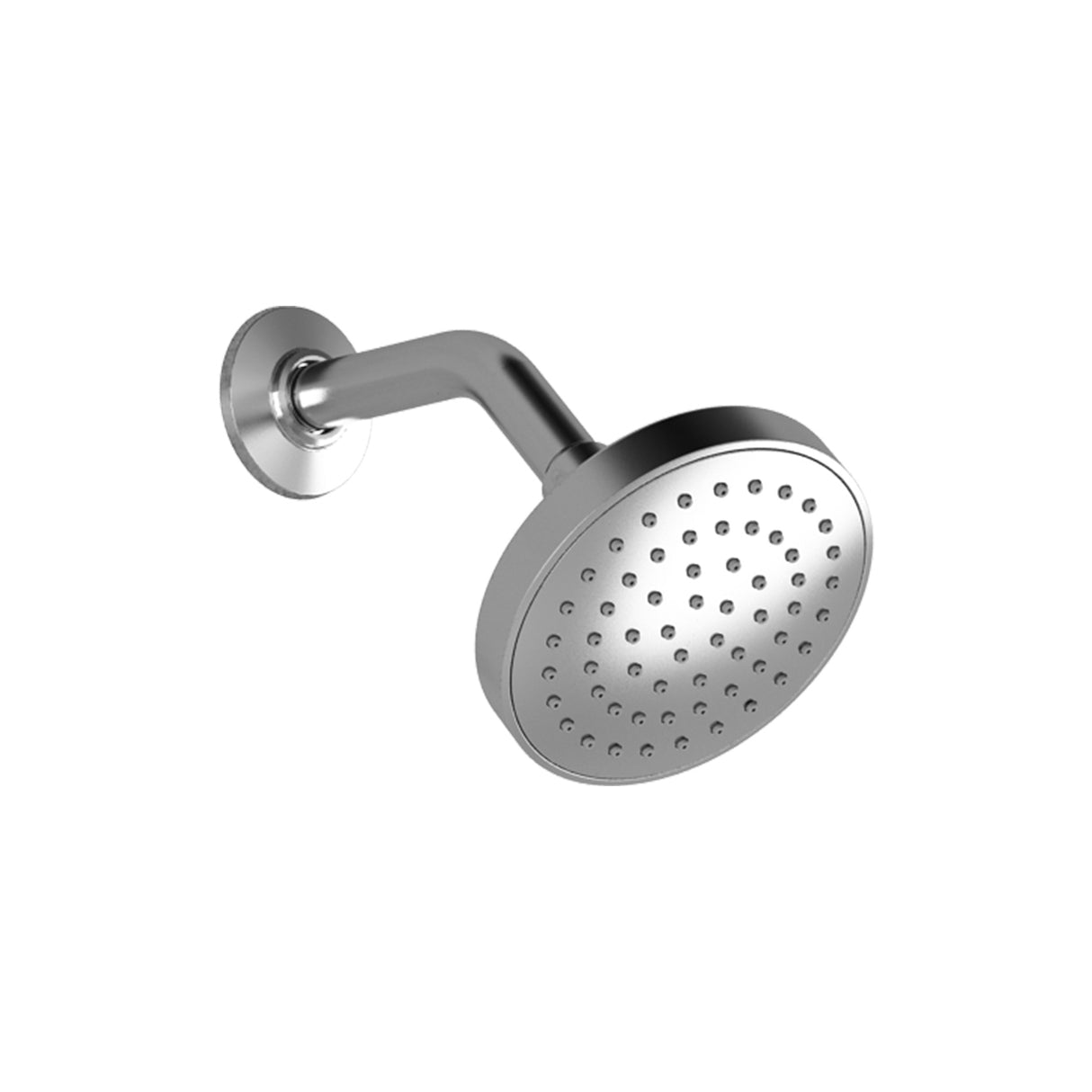 CIT  117mm (45/8 inches) Showerhead and 153mm (6 inches) 45 Degrees Wallarm