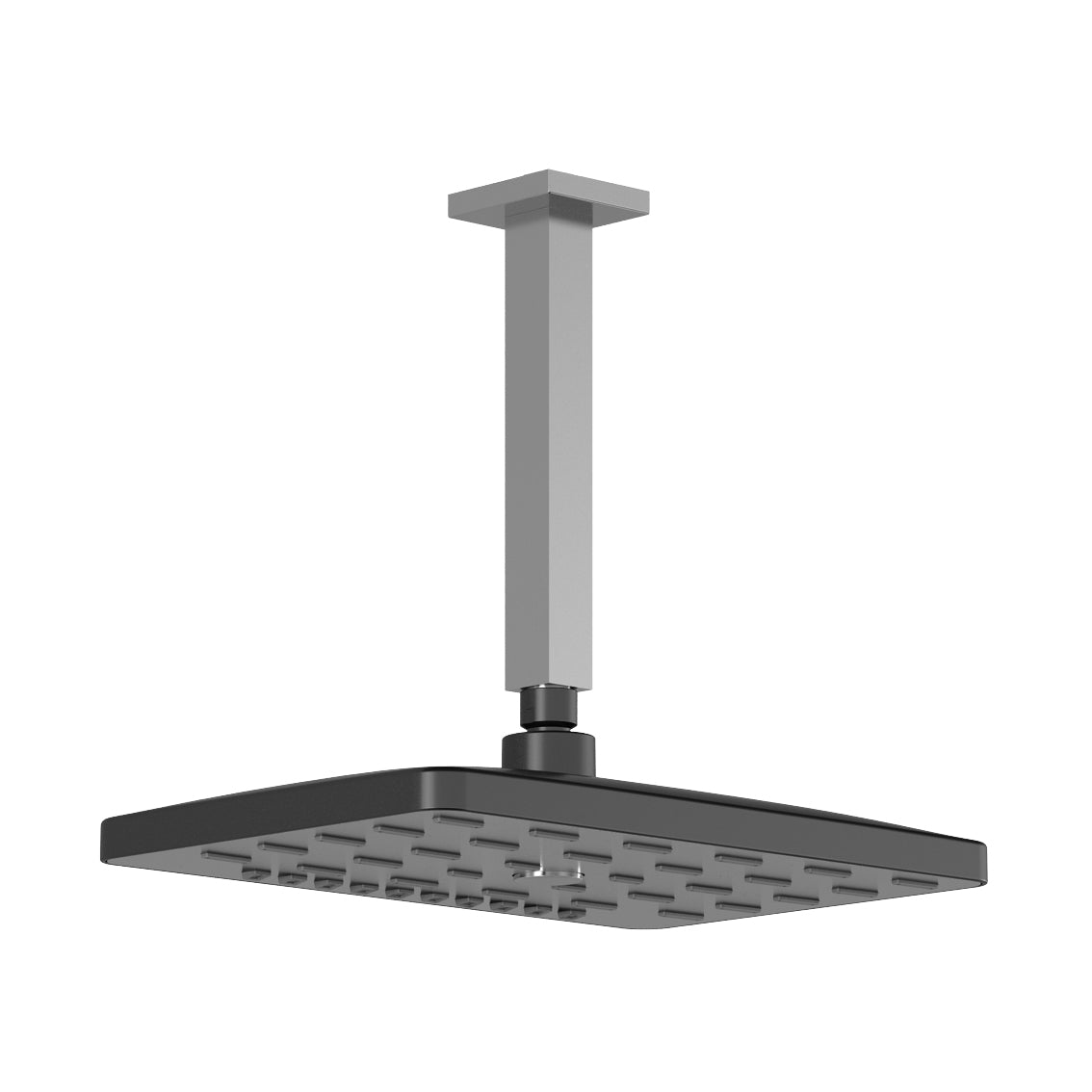 GRAFIK PREMIA 200mm x 320mm (7 7/8 inches x 12 1/2 inches) Rectangular Rainhead and 203mm (8 inches) Vertical Ceiling Arm
