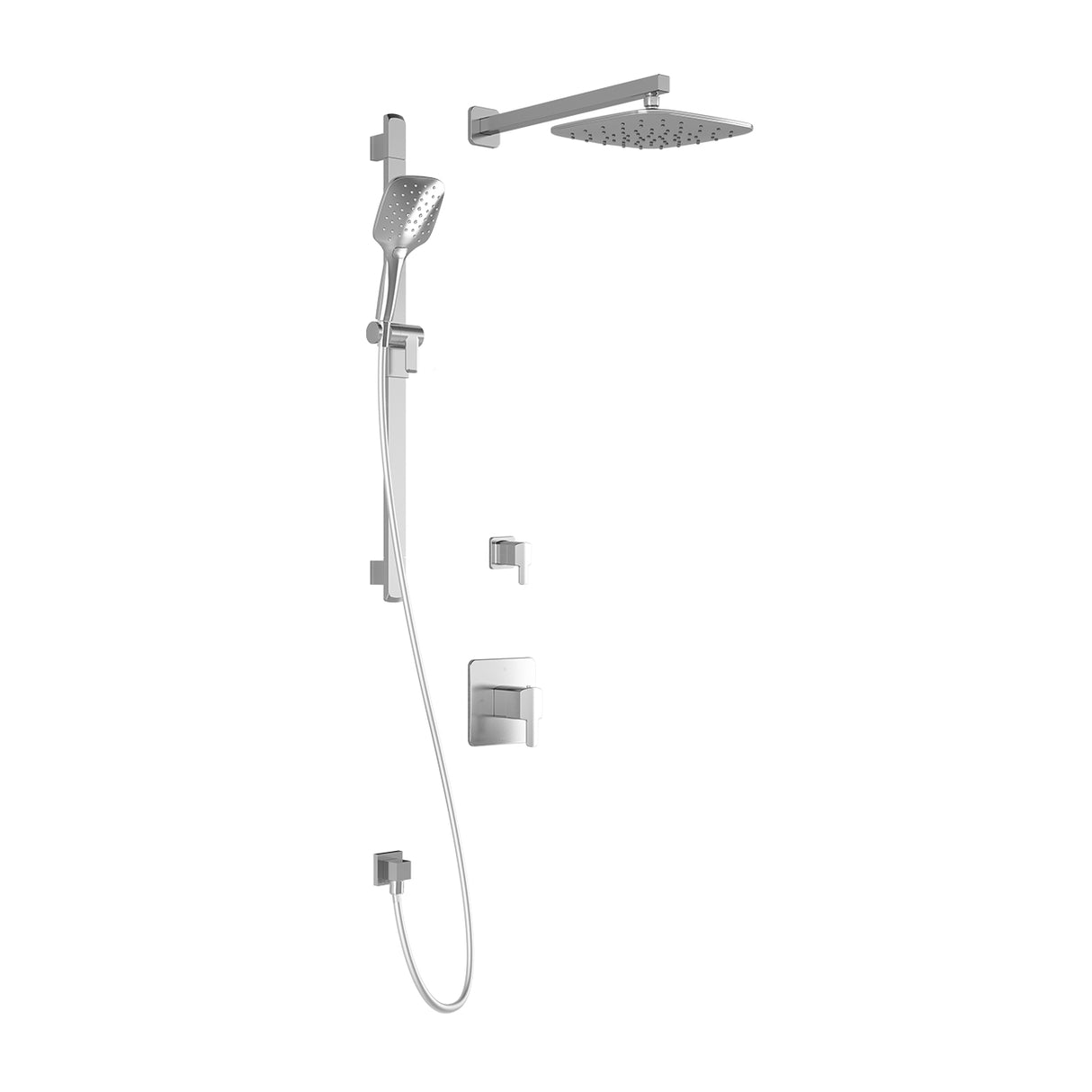 GRAFIK TD2 PLUS : AQUATONIK T/P Shower System with Wallarm Chrome