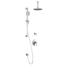 KONTOUR TD2 (Valves Not Included) : AQUATONIK T/P Shower System with Vertical Ceiling Arm