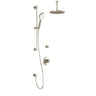 CIT  TD2 PLUS (Valves Not Included) : AQUATONIK T/P Shower System with Vertical Ceiling Arm