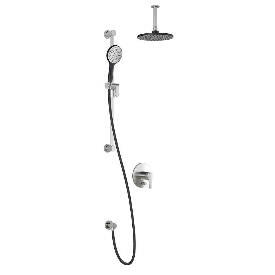 KONTOUR PB4 : Pressure Balance Shower System Vertical Ceiling Arm