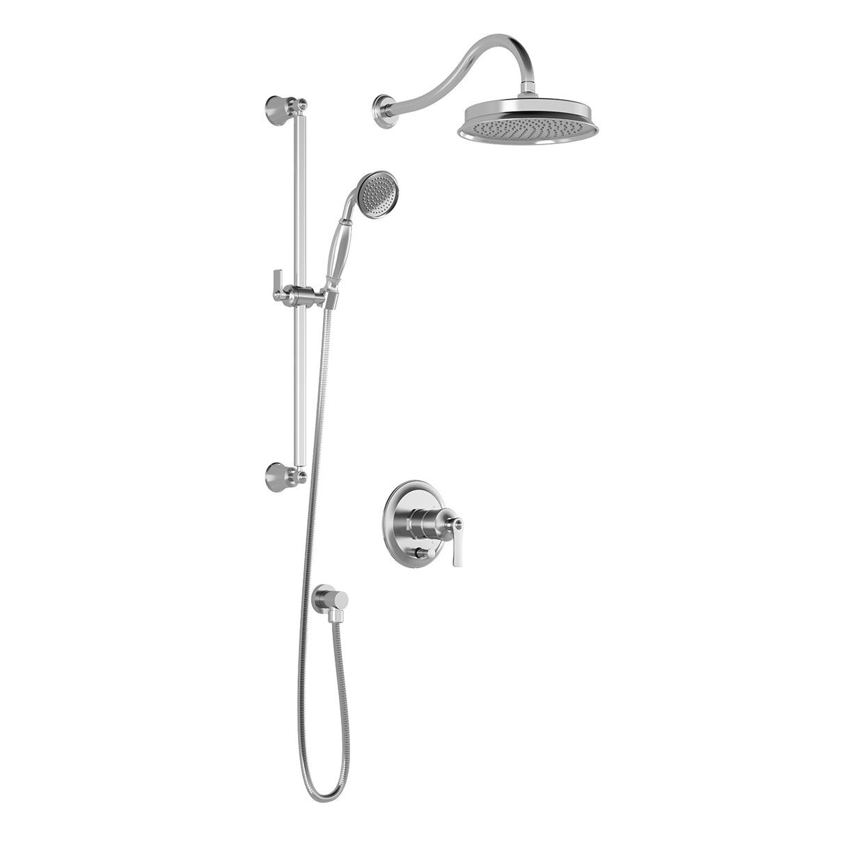 RUSTIK PB4 (Valve Not Included) : Pressure Balance Shower System Chrome