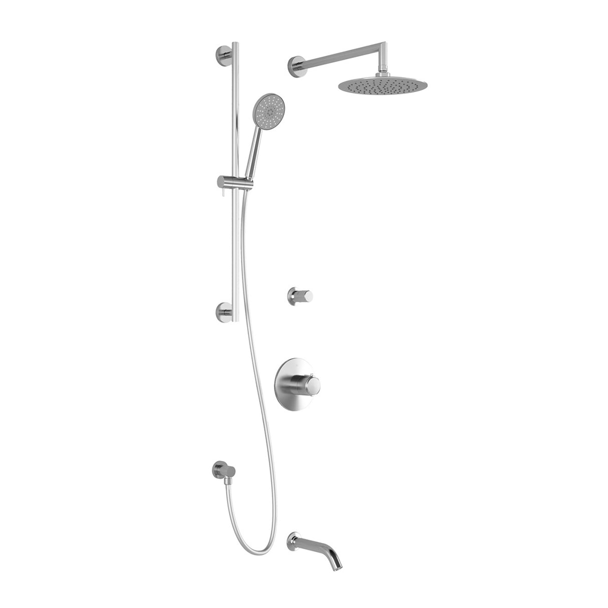 CIT  TD3 (Valves Not Included) : AQUATONIK T/P Shower System with Wallarm