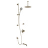 CIT  TD3 (Valves Not Included) : AQUATONIK T/P Shower System with Vertical Ceiling Arm