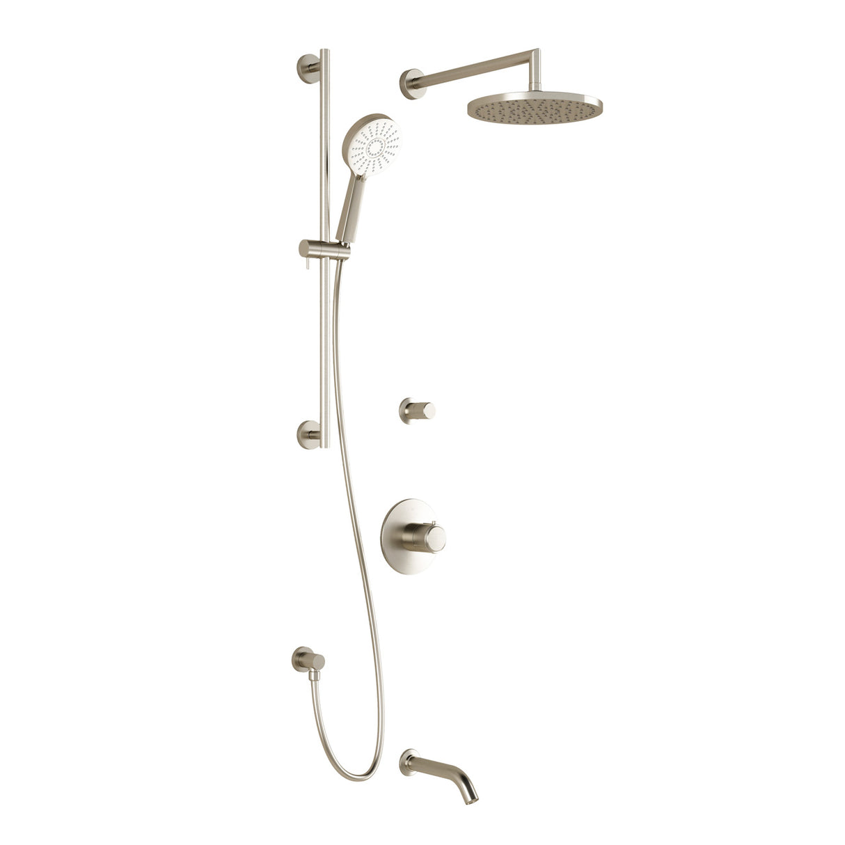 CIT  TD3 PLUS (Valves Not Included) : AQUATONIK T/P Shower System with Wallarm
