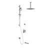 GRAFIK TD3 PLUS (Valves Not Included) : AQUATONIK T/P Shower System Vertical Ceiling Arm