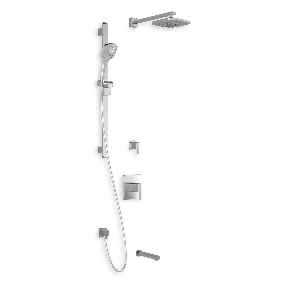 GRAFIK TD3 : AQUATONIK T/P Shower System with Wallarm Chrome