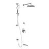 KONTOUR TD3 PLUS (Valves Not Included) : AQUATONIK T/P Shower System with Wallarm