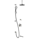 KONTOUR TD3 : AQUATONIK T/P Shower System with Vertical Ceiling Arm