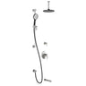 KONTOUR TD3 (Valves Not Included) : AQUATONIK T/P Shower System with Vertical Ceiling Arm