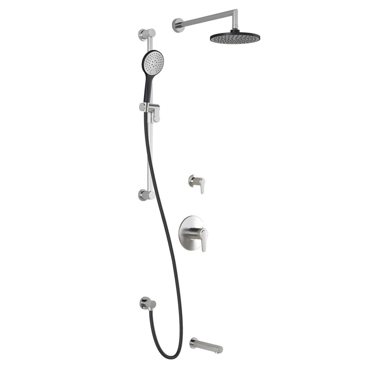 KONTOUR TD3 : AQUATONIK T/P Shower System with Wallarm