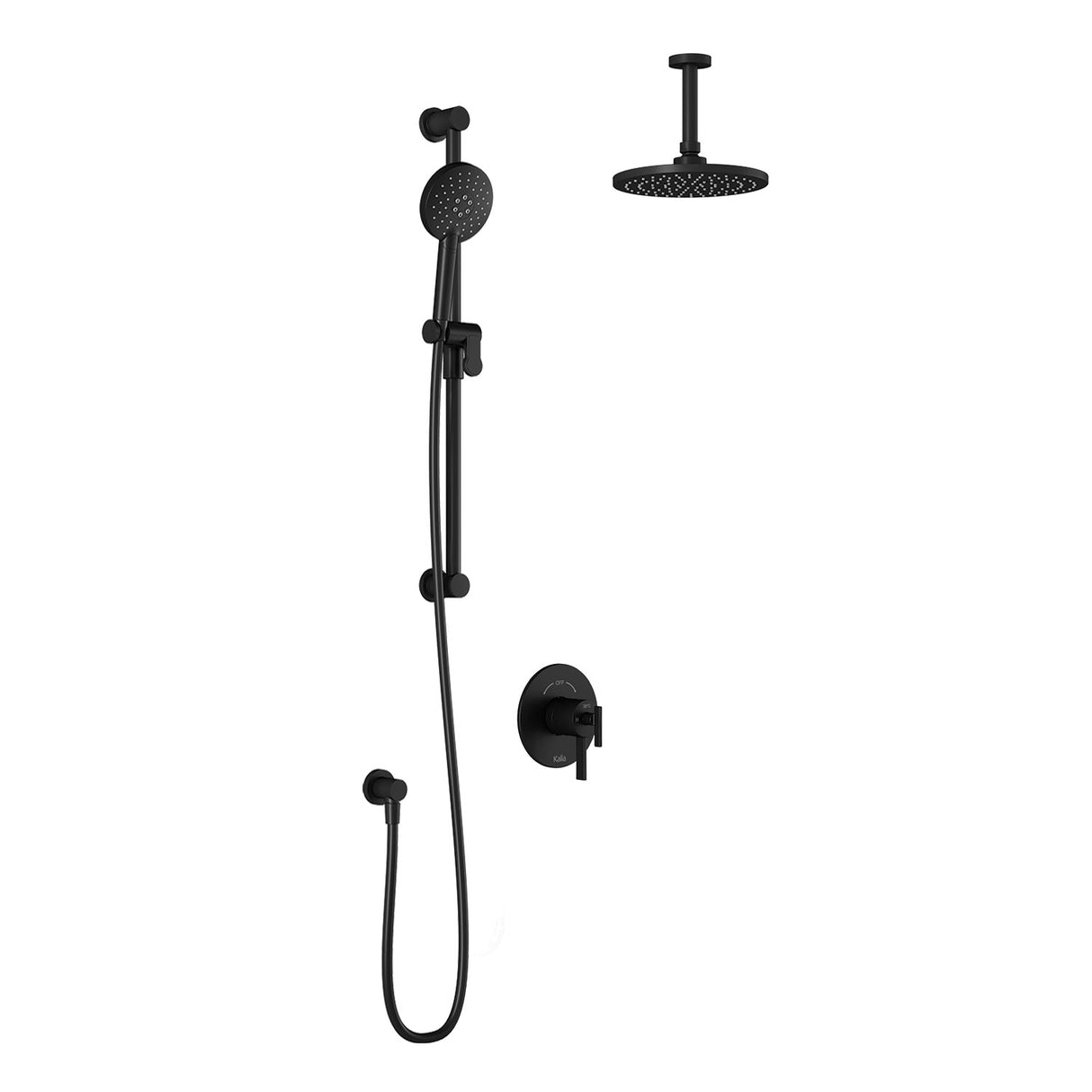 RoundOne TCD1 : AQUATONIK T/P Coaxial Shower System with Vertical Ceiling Arm