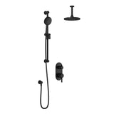 RoundOne TD2 (Valve Not Included) : AQUATONIK T/P with Diverter Shower System with Vertical Ceiling Arm